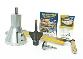 Tools to build Log Furniture Starter Kit