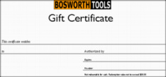 $25 Gift Certificate